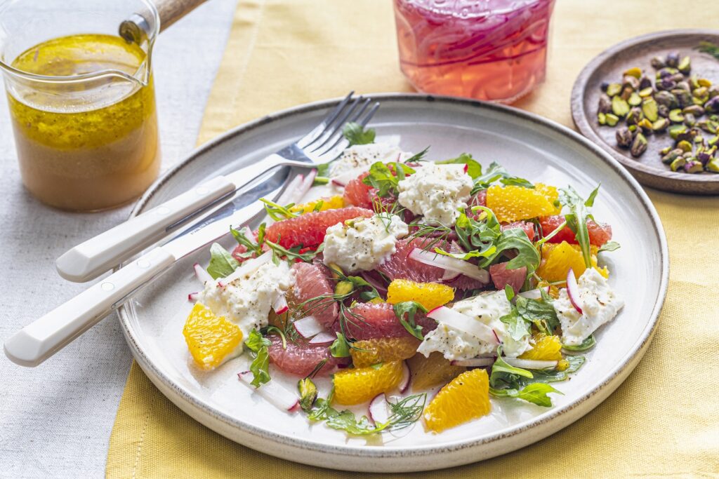 Florida Citrus Salad With Burrata